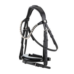 LT Essential Pony Bridle - Patent & White