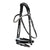 LT Essential Snaffle Bridle - Patent & White Flash Noseband