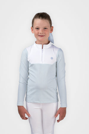 Coastal Stripe Girls Competition Top
