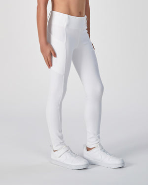 LT Harmony Performance Kids Tights- White