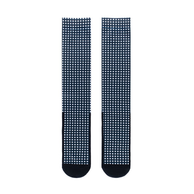 LT Riding Socks - Navy Gingham