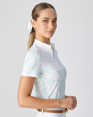 Competition Top - Mint Mia Floral S/S
